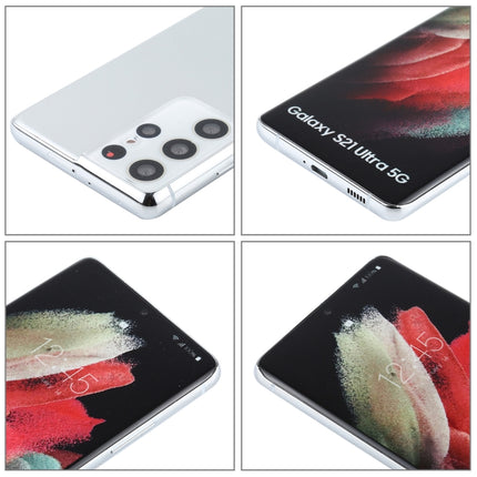 For Samsung Galaxy S21 Ultra 5G Color Screen Non-Working Fake Dummy Display Model(Silver)-garmade.com