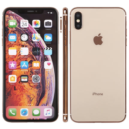 For iPhone XS Max Color Screen Non-Working Fake Dummy Display Model (Gold)-garmade.com