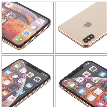 For iPhone XS Max Color Screen Non-Working Fake Dummy Display Model (Gold)-garmade.com