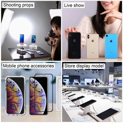For iPhone XS Max Color Screen Non-Working Fake Dummy Display Model (White)-garmade.com
