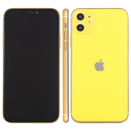 For iPhone 11 Black Screen Non-Working Fake Dummy Display Model (Yellow)-garmade.com