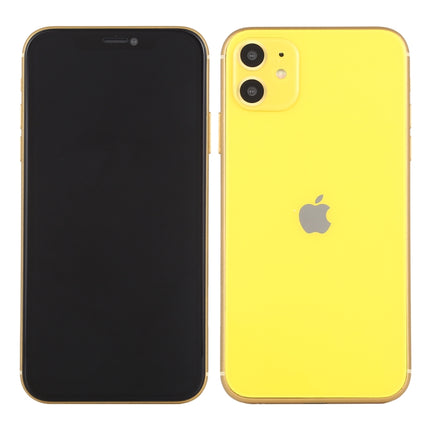 For iPhone 11 Black Screen Non-Working Fake Dummy Display Model (Yellow)-garmade.com