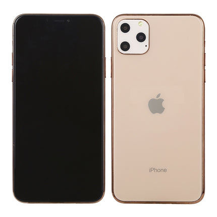 For iPhone 11 Pro Max Black Screen Non-Working Fake Dummy Display Model (Gold)-garmade.com