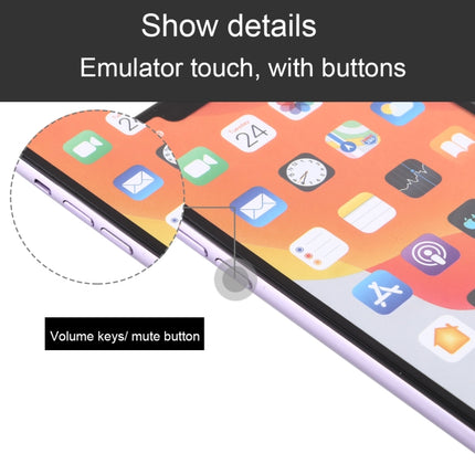 For iPhone 11 Color Screen Non-Working Fake Dummy Display Model (Purple)-garmade.com