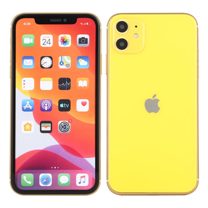 For iPhone 11 Color Screen Non-Working Fake Dummy Display Model (Yellow)-garmade.com