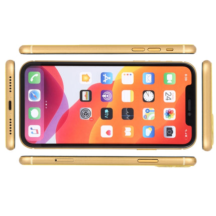 For iPhone 11 Color Screen Non-Working Fake Dummy Display Model (Yellow)-garmade.com