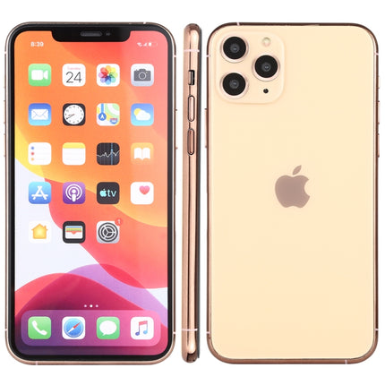 For iPhone 11 Pro Max Color Screen Non-Working Fake Dummy Display Model (Gold)-garmade.com