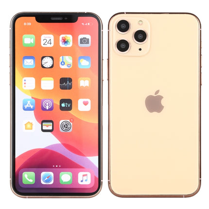 For iPhone 11 Pro Max Color Screen Non-Working Fake Dummy Display Model (Gold)-garmade.com