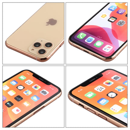 For iPhone 11 Pro Max Color Screen Non-Working Fake Dummy Display Model (Gold)-garmade.com