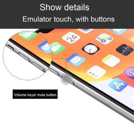 For iPhone 11 Pro Max Color Screen Non-Working Fake Dummy Display Model (Silver)-garmade.com