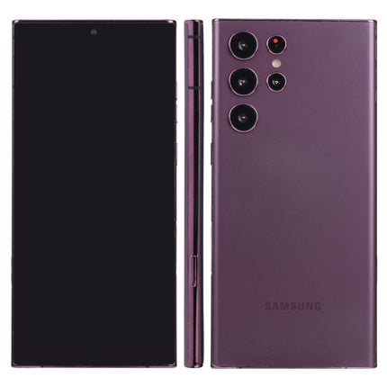 For Samsung Galaxy S22 Ultra 5G Black Screen Non-Working Fake Dummy Display Model (Purple)-garmade.com