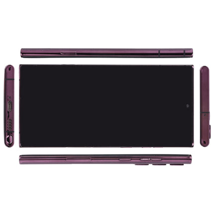 For Samsung Galaxy S22 Ultra 5G Black Screen Non-Working Fake Dummy Display Model (Purple)-garmade.com