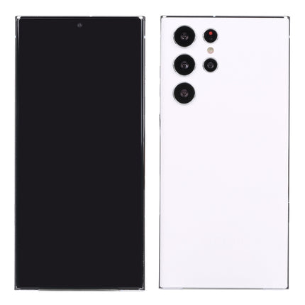 For Samsung Galaxy S22 Ultra 5G Black Screen Non-Working Fake Dummy Display Model(White)-garmade.com