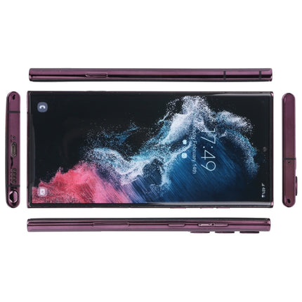 For Samsung Galaxy S22 Ultra 5G Color Screen Non-Working Fake Dummy Display Model(Purple)-garmade.com