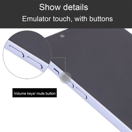 For iPhone 14 Black Screen Non-Working Fake Dummy Display Model(Purple)-garmade.com