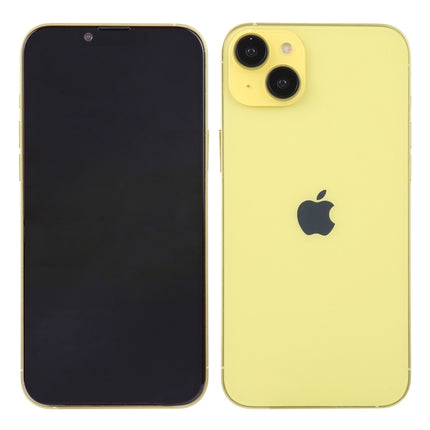 For iPhone 14 Black Screen Non-Working Fake Dummy Display Model(Yellow)-garmade.com
