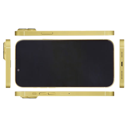 For iPhone 14 Black Screen Non-Working Fake Dummy Display Model(Yellow)-garmade.com