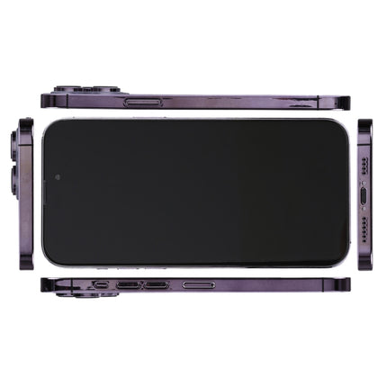 For iPhone 14 Pro Black Screen Non-Working Fake Dummy Display Model (Deep Purple)-garmade.com