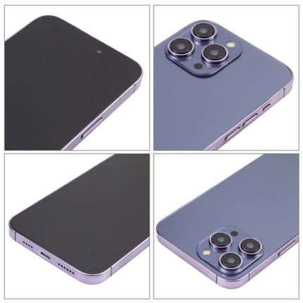 For iPhone 14 Pro Black Screen Non-Working Fake Dummy Display Model (Deep Purple)-garmade.com