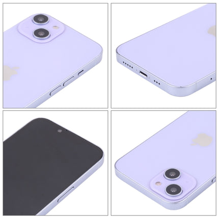 For iPhone 14 Plus Black Screen Non-Working Fake Dummy Display Model(Purple)-garmade.com