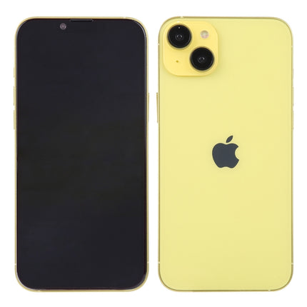 For iPhone 14 Plus Black Screen Non-Working Fake Dummy Display Model (Yellow)-garmade.com