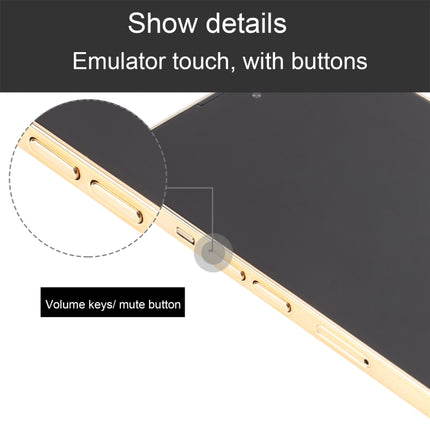 For iPhone 14 Pro Max Black Screen Non-Working Fake Dummy Display Model(Gold)-garmade.com