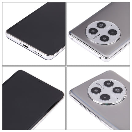 For Huawei Mate 50 Pro Black Screen Non-Working Fake Dummy Display Model(Silver)-garmade.com