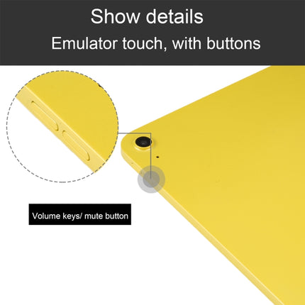 For iPad 10th Gen 10.9 2022 Black Screen Non-Working Fake Dummy Display Model(Yellow)-garmade.com