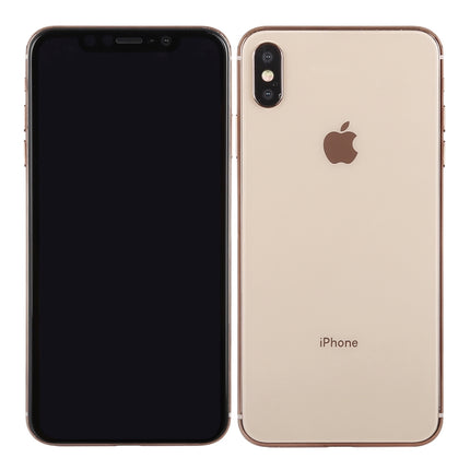 For iPhone XS Max Dark Screen Non-Working Fake Dummy Display Model (Gold)-garmade.com