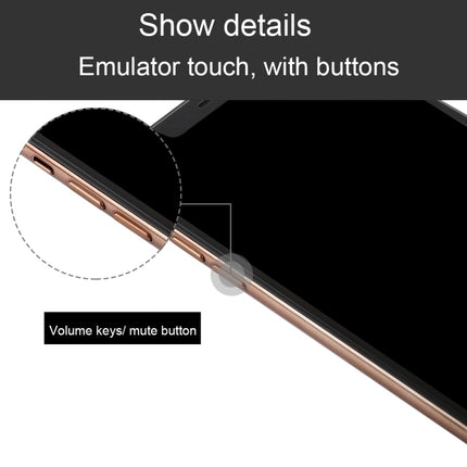 For iPhone XS Max Dark Screen Non-Working Fake Dummy Display Model (Gold)-garmade.com