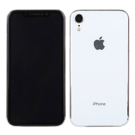 For iPhone XR Dark Screen Non-Working Fake Dummy Display Model(White)-garmade.com