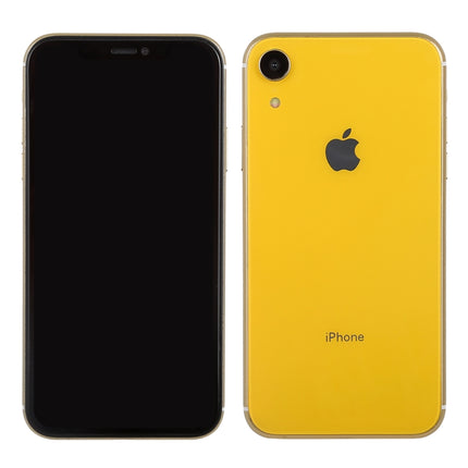 For iPhone XR Dark Screen Non-Working Fake Dummy Display Model (Yellow)-garmade.com