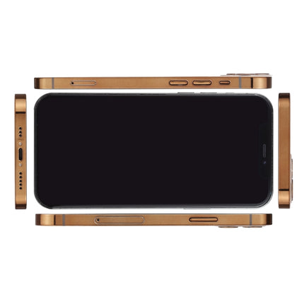 For iPhone 12 Pro Black Screen Non-Working Fake Dummy Display Model, Light Version(Gold)-garmade.com