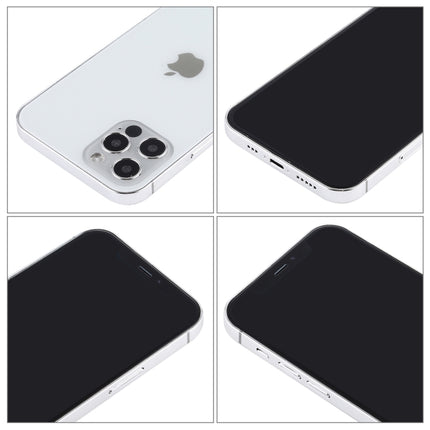 For iPhone 12 Pro Black Screen Non-Working Fake Dummy Display Model, Light Version(White)-garmade.com