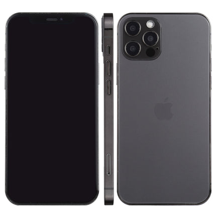 For iPhone 12 Pro Max Black Screen Non-Working Fake Dummy Display Model, Light Version(Black)-garmade.com