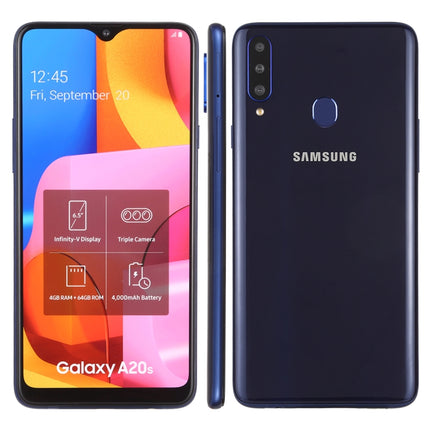 For Galaxy A20s Original Color Screen Non-Working Fake Dummy Display Model (Dark Blue)-garmade.com