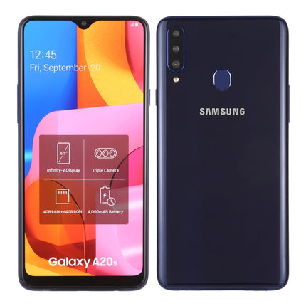 For Galaxy A20s Original Color Screen Non-Working Fake Dummy Display Model (Dark Blue)-garmade.com