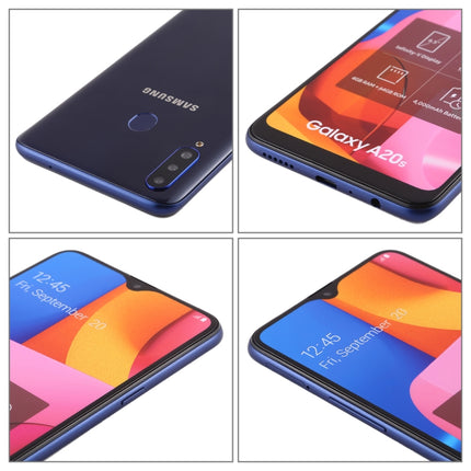 For Galaxy A20s Original Color Screen Non-Working Fake Dummy Display Model (Dark Blue)-garmade.com