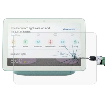 0.3mm 9H 2.5D HD Explosion-proof Tempered Glass Film for Google Home Hub Smart Speaker-garmade.com