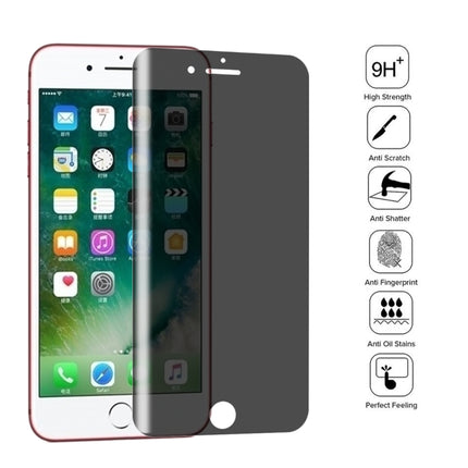 0.4mm 9H Surface Hardness 180 Degree Privacy Anti Glare Screen Protector for iPhone 7 Plus / 8 Plus-garmade.com