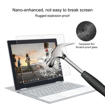 0.4mm 9H Surface Hardness Full Screen Tempered Glass Film for Google Pixelbook 12.3 inch-garmade.com