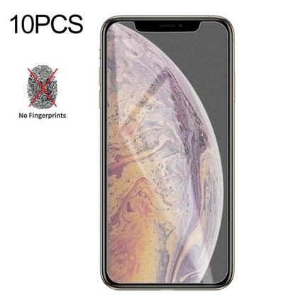 10 PCS Non-Full Matte Frosted Tempered Glass Film for iPhone XS Max / iPhone 11 Pro Max-garmade.com