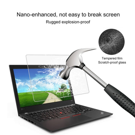 0.4mm 9H Surface Hardness Full Screen Tempered Glass Film for Lenovo ThinkPad A285 12.5 inch-garmade.com