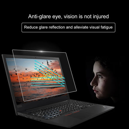 0.4mm 9H Surface Hardness Full Screen Tempered Glass Film for Lenovo ThinkPad E585 15.6 inch-garmade.com