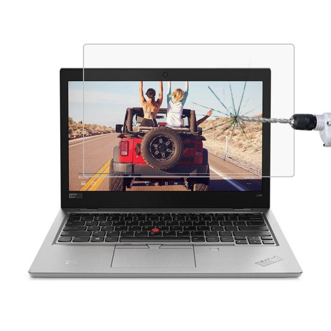 0.4mm 9H Surface Hardness Full Screen Tempered Glass Film for Lenovo ThinkPad L380 13.3 inch-garmade.com