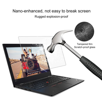 0.4mm 9H Surface Hardness Full Screen Tempered Glass Film for Lenovo ThinkPad L380 13.3 inch-garmade.com