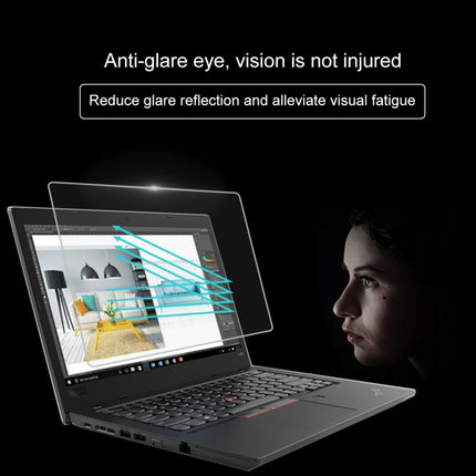 0.4mm 9H Surface Hardness Full Screen Tempered Glass Film for Lenovo ThinkPad L480 14 inch-garmade.com