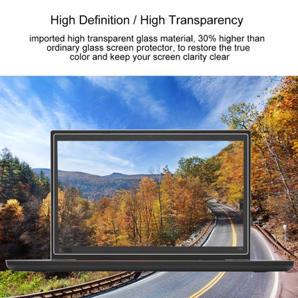 0.4mm 9H Surface Hardness Full Screen Tempered Glass Film for Lenovo ThinkPad L580 15.6 inch-garmade.com