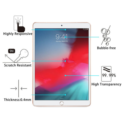 0.4mm 9H Surface Hardness Explosion-proof Tempered Glass Film for iPad Air3 2019 10.5 inch-garmade.com