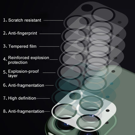 50 PCS For iPhone 11 HD Rear Camera Lens Protector Tempered Glass Film-garmade.com